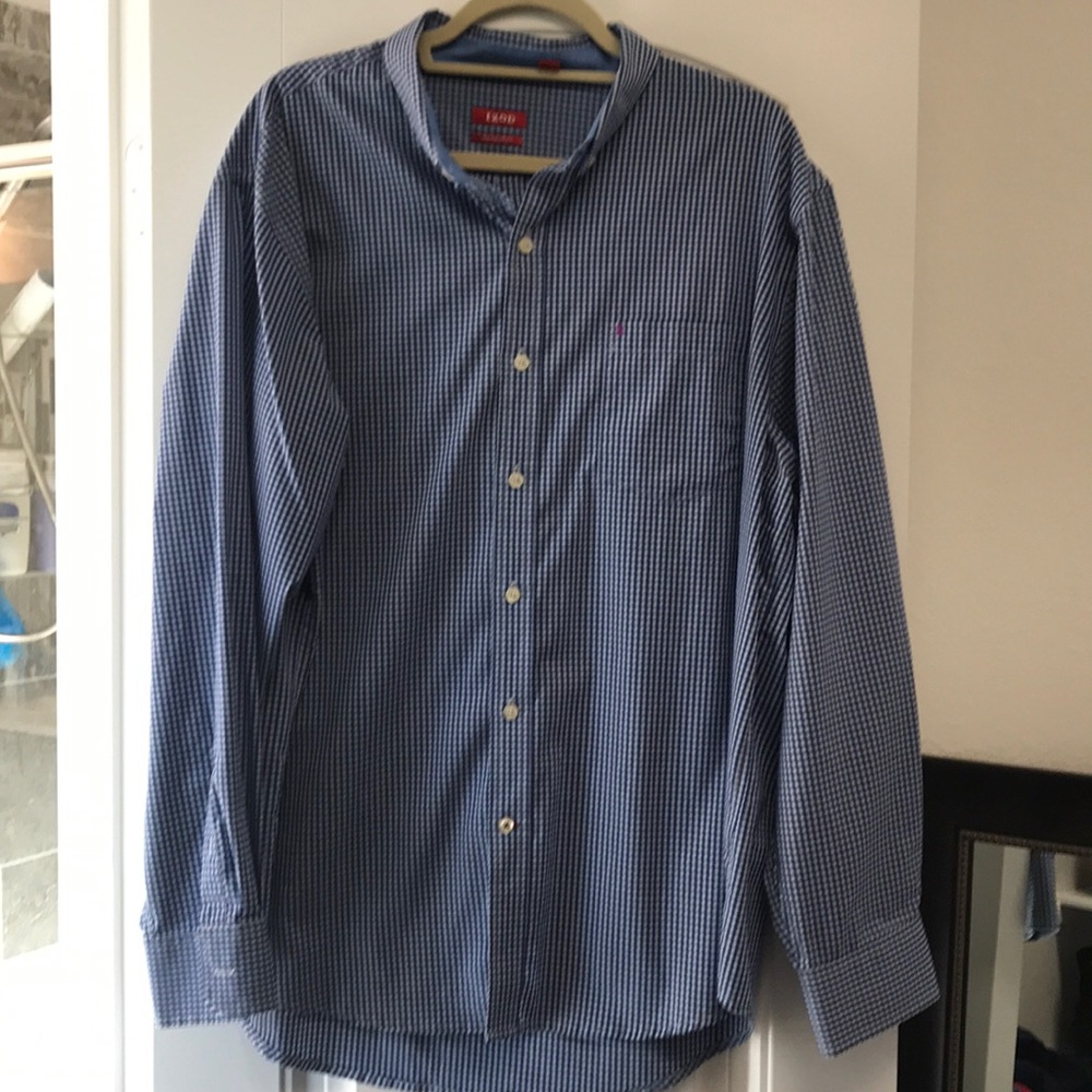 Izod non-iron stretch button down
